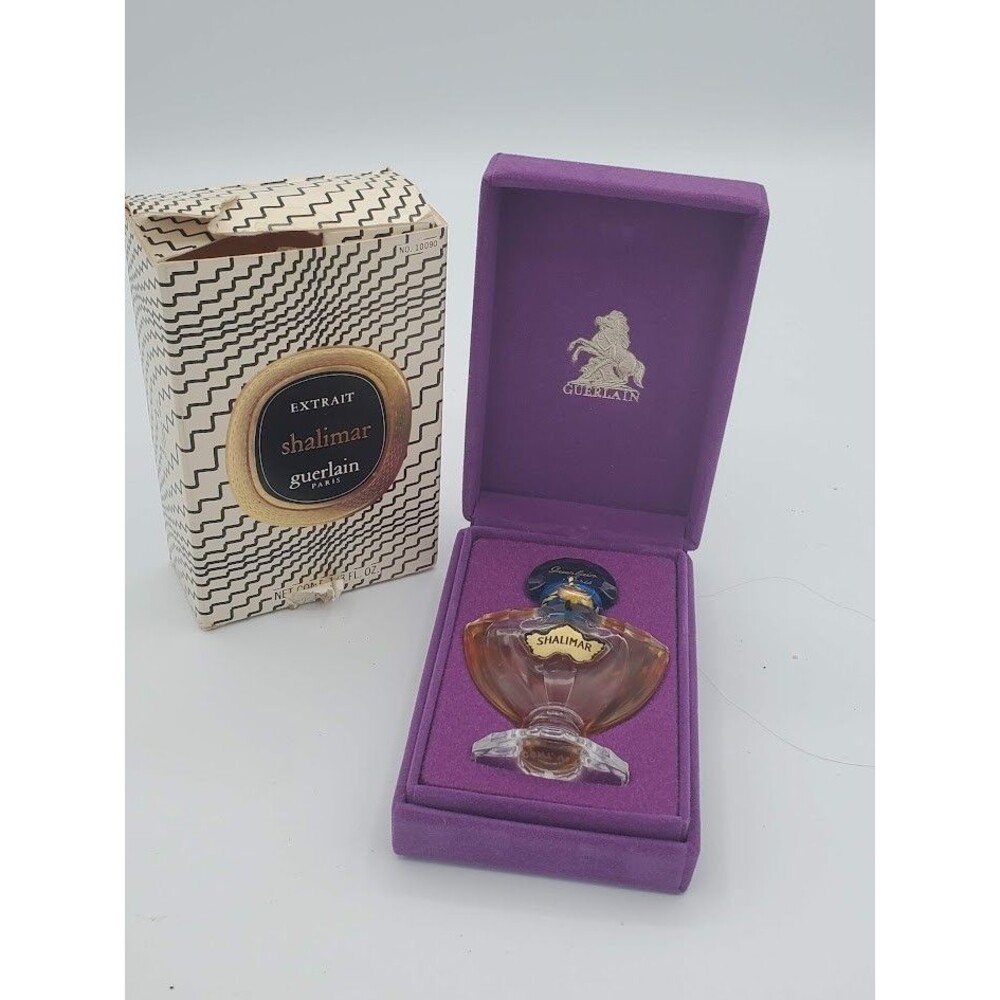 Vintage Guerlain SHALIMAR Perfume Extrait de Parfum 1/3 oz SEALED